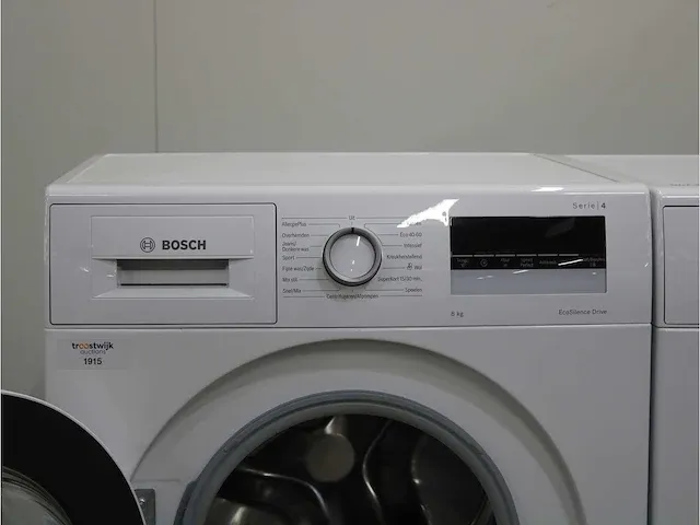 Bosch serie|4 ecosilence drive wasmachine & bosch serie|4 droger - afbeelding 3 van  8