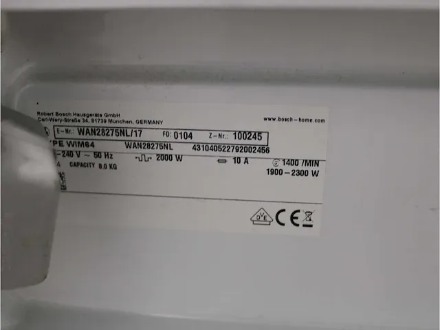 Bosch serie|4 ecosilence drive wasmachine & bosch serie|4 droger - afbeelding 5 van  8