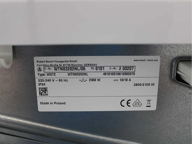Bosch serie|4 ecosilence drive wasmachine & bosch serie|4 wasdroger - afbeelding 8 van  8