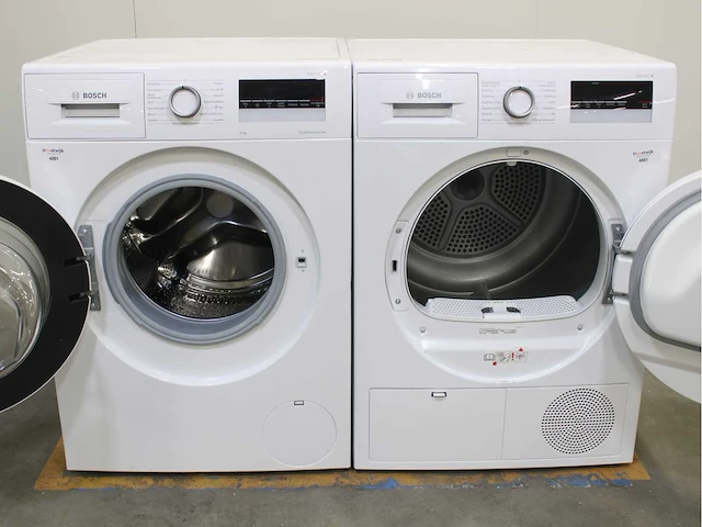Bosch serie|4 ecosilence drive wasmachine & bosch serie|4 wasdroger - afbeelding 2 van  8