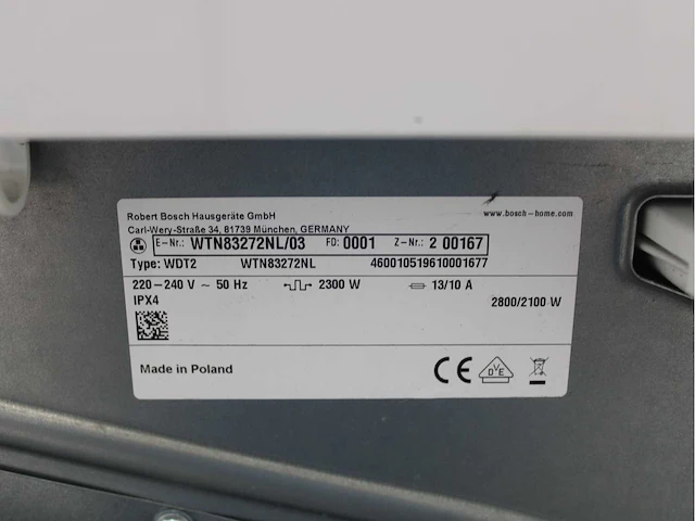 Bosch serie|4 ecosilence drive wasmachine & bosch serie|4 wasdroger - afbeelding 8 van  8