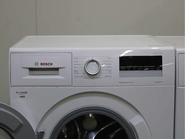 Bosch serie|4 ecosilence drive wasmachine & bosch serie|4 wasdroger - afbeelding 3 van  8