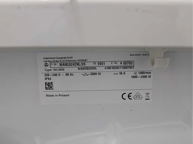 Bosch serie|4 ecosilence drive wasmachine & bosch serie|4 wasdroger - afbeelding 5 van  8