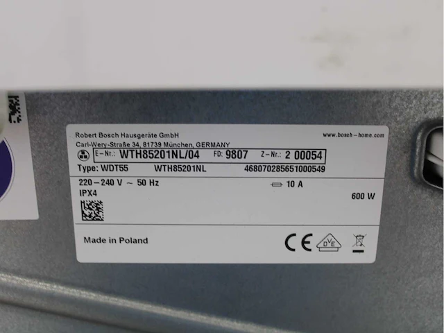 Bosch serie|4 ecosilence drive wasmachine & bosch serie|4 wasdroger - afbeelding 8 van  8