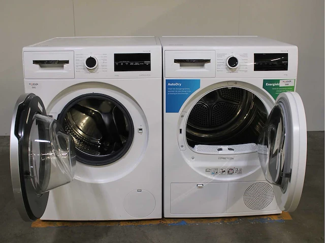 Bosch serie|4 ecosilence drive wasmachine & bosch serie|4 wasdroger - afbeelding 2 van  8