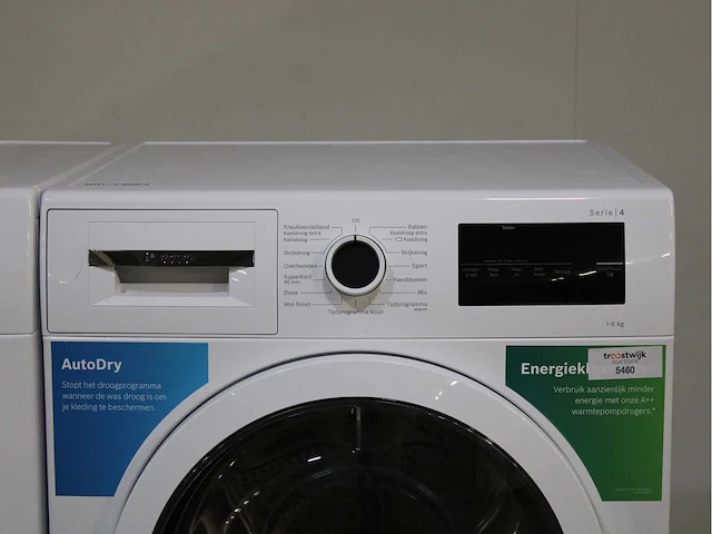 Bosch serie|4 ecosilence drive wasmachine & bosch serie|4 wasdroger - afbeelding 4 van  8
