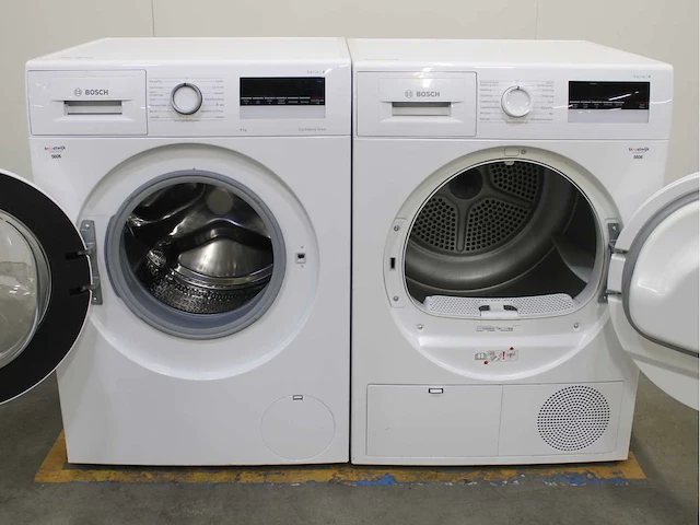 Bosch serie|4 ecosilence drive wasmachine & bosch serie|4 wasdroger - afbeelding 2 van  8