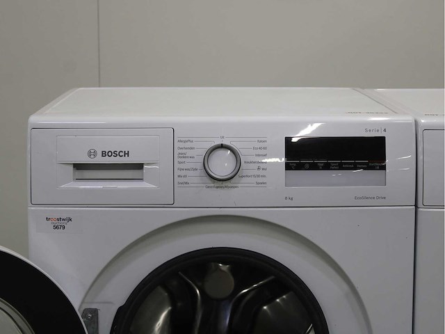 Bosch serie|4 ecosilence drive wasmachine & bosch serie|4 wasdroger - afbeelding 3 van  8