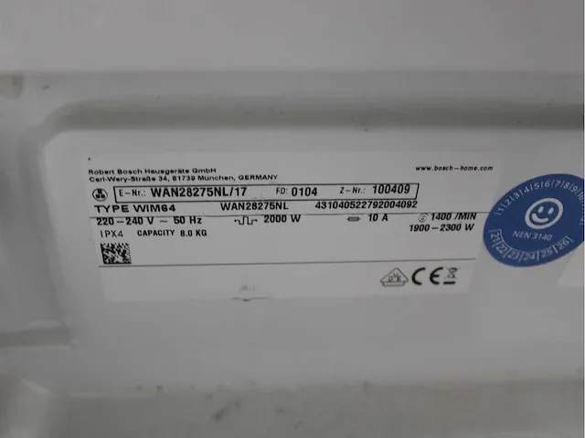 Bosch serie|4 ecosilence drive wasmachine & bosch serie|6 droger - afbeelding 5 van  8