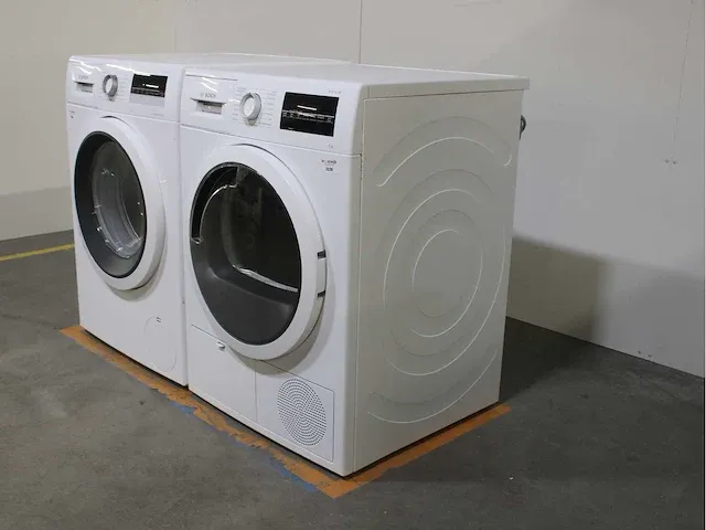 Bosch serie|4 ecosilence drive wasmachine & bosch serie|6 droger - afbeelding 7 van  8