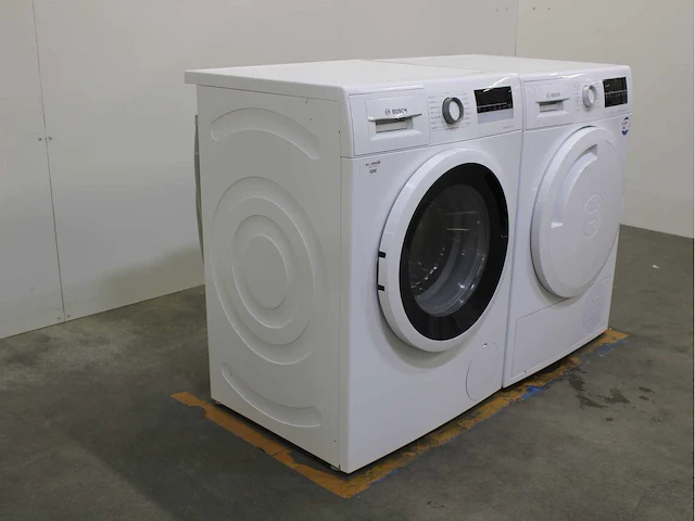 Bosch serie|4 ecosilence drive wasmachine & bosch serie|6 selfcleaning condenser wasdroger - afbeelding 4 van  8