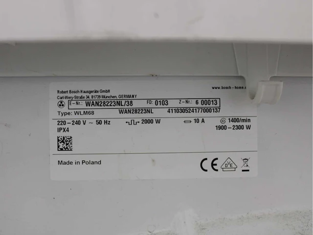 Bosch serie|4 ecosilence drive wasmachine & bosch serie|6 selfcleaning condenser wasdroger - afbeelding 5 van  8