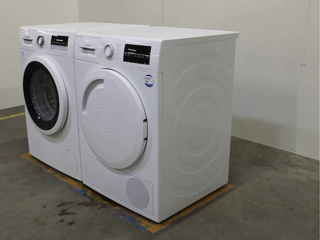 Bosch serie|4 ecosilence drive wasmachine & bosch serie|6 selfcleaning condenser wasdroger - afbeelding 7 van  8