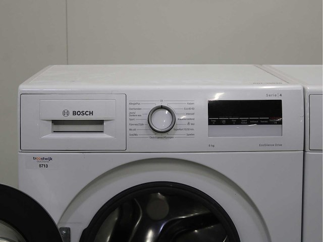Bosch serie|4 ecosilence drive wasmachine & bosch serie|6 selfcleaning condenser wasdroger - afbeelding 3 van  8