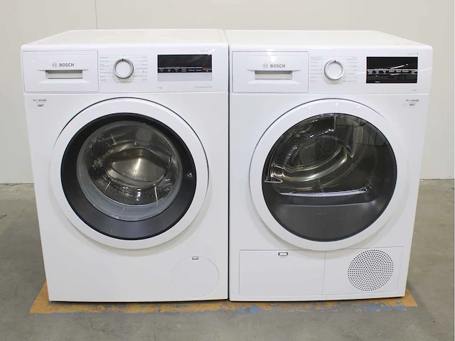 Bosch serie|4 ecosilence drive wasmachine & bosch serie|6 wasdroger - afbeelding 2 van  8