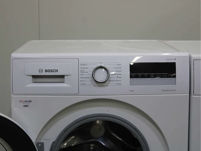 Bosch serie|4 ecosilence drive wasmachine & bosch serie|6 wasdroger - afbeelding 3 van  8
