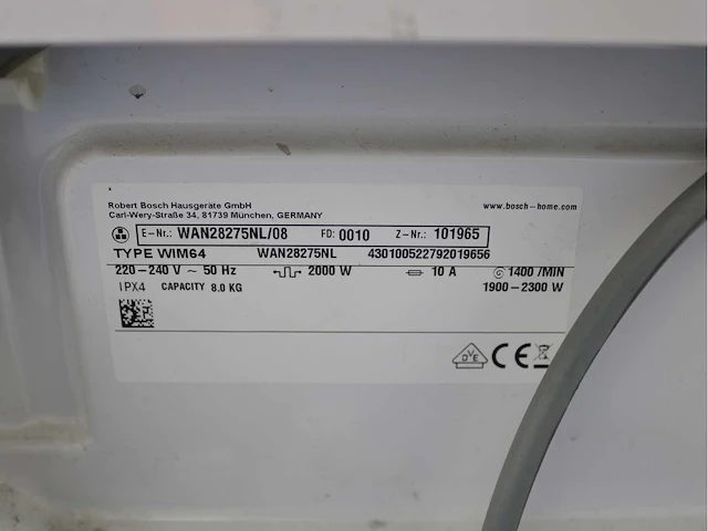 Bosch serie|4 ecosilence drive wasmachine & bosch serie|6 wasdroger - afbeelding 5 van  8