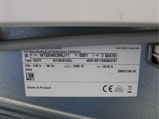 Bosch serie|4 ecosilence drive wasmachine & bosch serie|6 wasdroger - afbeelding 8 van  8