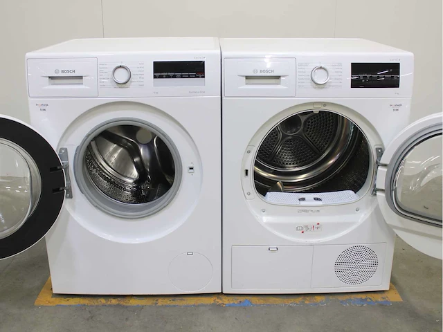 Bosch serie|4 ecosilence drive wasmachine & bosch serie|6 wasdroger - afbeelding 2 van  8