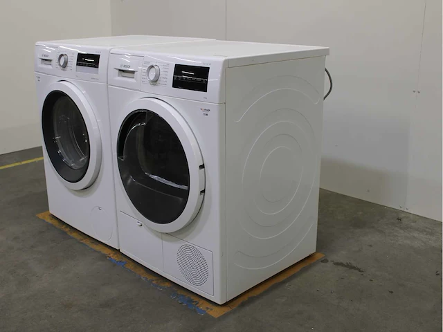 Bosch serie|4 ecosilence drive wasmachine & bosch serie|6 wasdroger - afbeelding 7 van  8