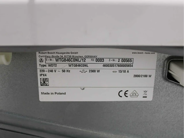Bosch serie|4 ecosilence drive wasmachine & bosch serie|6 wasdroger - afbeelding 8 van  8