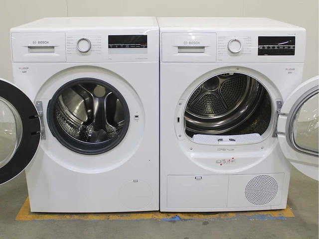 Bosch serie|4 ecosilence drive wasmachine & bosch serie|6 wasdroger - afbeelding 2 van  8
