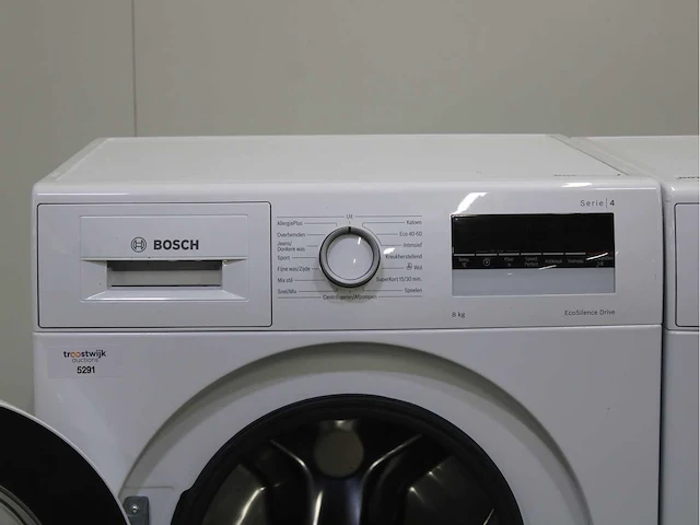 Bosch serie|4 ecosilence drive wasmachine & bosch serie|6 wasdroger - afbeelding 3 van  8