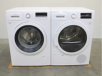 Bosch serie|4 ecosilence drive wasmachine & bosch serie|6 wasdroger - afbeelding 1 van  8