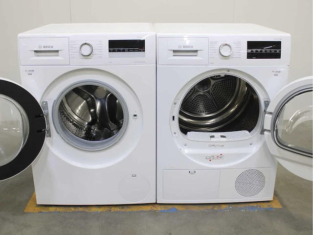 Bosch serie|4 ecosilence drive wasmachine & bosch serie|6 wasdroger - afbeelding 2 van  8