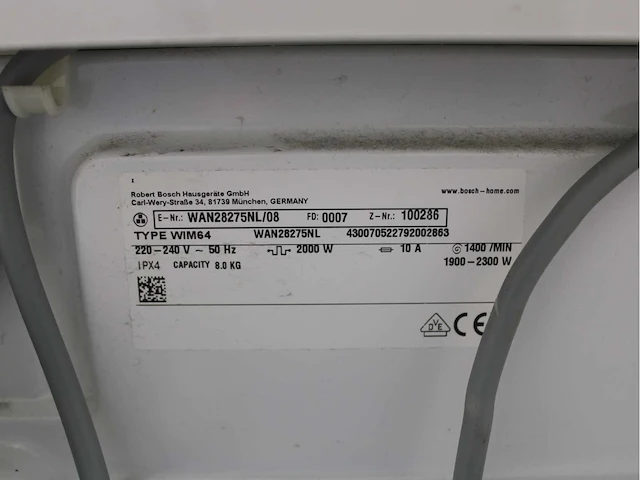 Bosch serie|4 ecosilence drive wasmachine & bosch serie|6 wasdroger - afbeelding 5 van  8