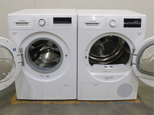 Bosch serie|4 ecosilence drive wasmachine & bosch serie|6 wasdroger - afbeelding 2 van  8