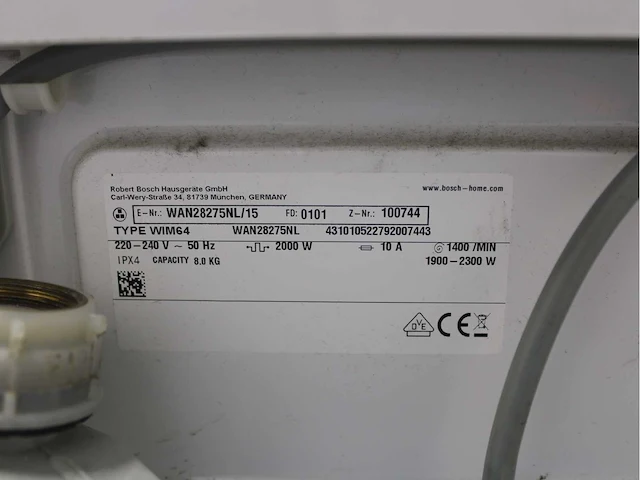 Bosch serie|4 ecosilence drive wasmachine & bosch serie|6 wasdroger - afbeelding 5 van  8