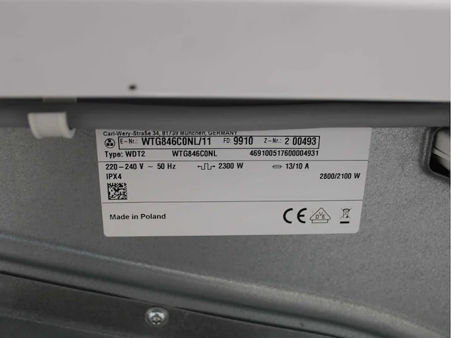 Bosch serie|4 ecosilence drive wasmachine & bosch serie|6 wasdroger - afbeelding 8 van  8