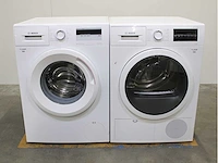 Bosch serie|4 ecosilence drive wasmachine & bosch serie|6 wasdroger - afbeelding 1 van  8