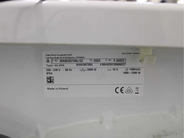 Bosch serie|4 ecosilence drive wasmachine & bosch serie|6 wasdroger - afbeelding 5 van  8
