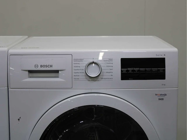 Bosch serie|4 ecosilence drive wasmachine & bosch serie|6 wasdroger - afbeelding 6 van  8