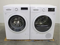 Bosch serie|4 ecosilence drive wasmachine & bosch serie|6 wasdroger - afbeelding 1 van  8
