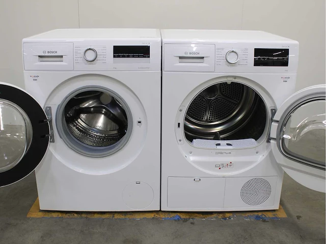 Bosch serie|4 ecosilence drive wasmachine & bosch serie|6 wasdroger - afbeelding 2 van  8