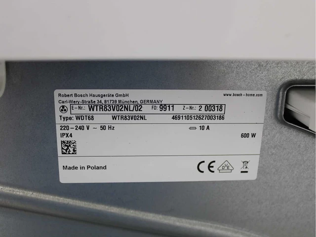 Bosch serie|4 ecosilence drive wasmachines & bosch serie|4 wasdrogers - afbeelding 8 van  8