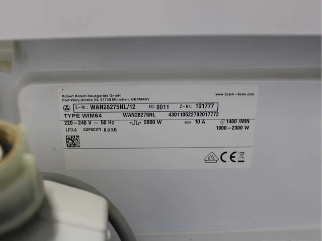 Bosch serie|4 ecosilence drive wasmachines & bosch serie|4 wasdrogers - afbeelding 5 van  8