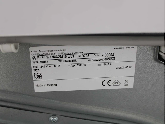 Bosch serie|4 ecosilence drive wasmachines - afbeelding 8 van  8