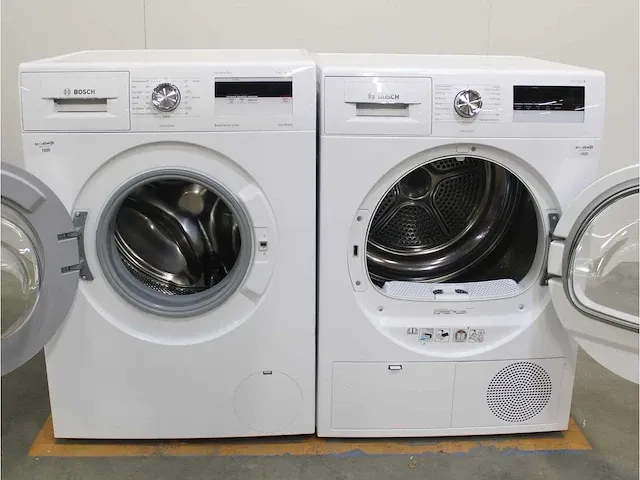 Bosch serie|4 varioperfect ecosilence drive exclusiv wasmachine & bosch serie|4 exclusiv droger - afbeelding 2 van  8