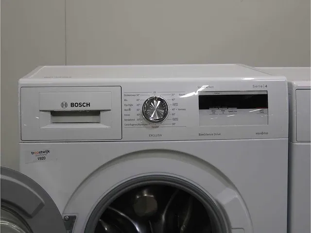 Bosch serie|4 varioperfect ecosilence drive exclusiv wasmachine & bosch serie|4 exclusiv droger - afbeelding 3 van  8