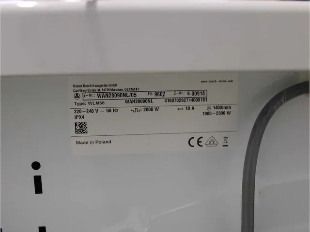 Bosch serie|4 varioperfect ecosilence drive exclusiv wasmachine & bosch serie|4 exclusiv droger - afbeelding 5 van  8