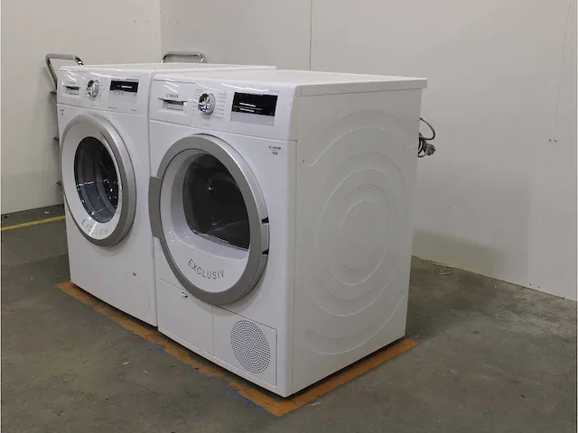 Bosch serie|4 varioperfect ecosilence drive exclusiv wasmachine & bosch serie|4 exclusiv droger - afbeelding 7 van  8