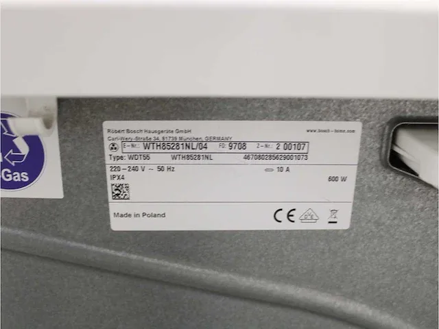Bosch serie|4 varioperfect ecosilence drive exclusiv wasmachine & bosch serie|4 exclusiv droger - afbeelding 8 van  8