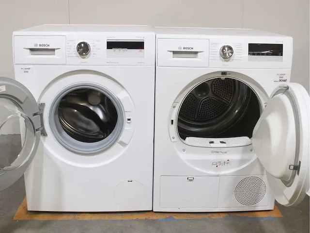 Bosch serie|4 varioperfect ecosilence drive exclusiv wasmachine & bosch serie|4 exclusiv droger - afbeelding 2 van  8