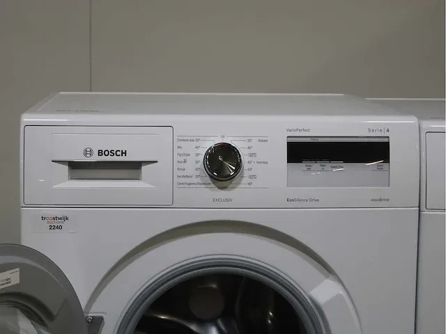 Bosch serie|4 varioperfect ecosilence drive exclusiv wasmachine & bosch serie|4 exclusiv droger - afbeelding 3 van  8