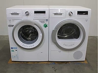 Bosch serie|4 varioperfect ecosilence drive exclusiv wasmachine & bosch serie|4 exclusiv wasdroger - afbeelding 1 van  8