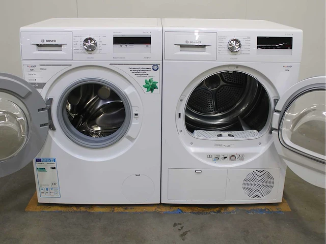 Bosch serie|4 varioperfect ecosilence drive exclusiv wasmachine & bosch serie|4 exclusiv wasdroger - afbeelding 2 van  8